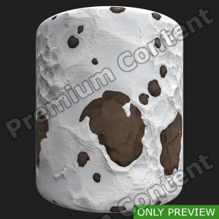 PBR ground snowy stone preview 0003